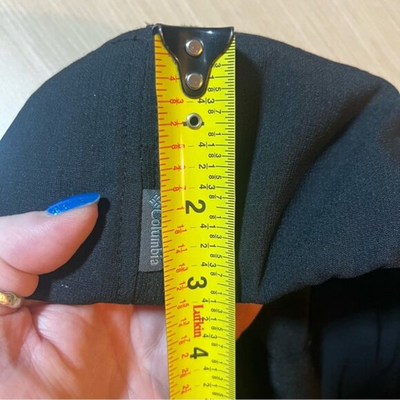 Columbia Sportswear Black Embroidered Patrol Cadet Military Style Hat Cap - Picture 8 of 9